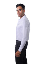 White Long Sleeved Golf Shirt