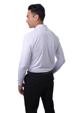 White Long Sleeved Golf Shirt