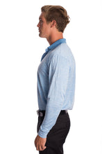 Light Blue Long Sleeved Golf Shirt