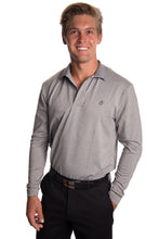 Grey Long Sleeved Golf Shirt