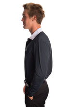 Navy Blue Long Sleeved Golf Shirt