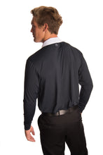 Navy Blue Long Sleeved Golf Shirt
