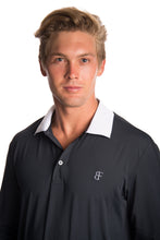 Navy Blue Long Sleeved Golf Shirt