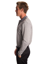 Grey Long Sleeved Golf Shirt